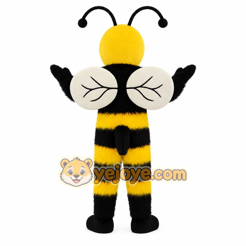 Yellow Black Bee Mascot Costume Yellow Black Bee Mascot Costume