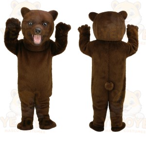 Brown Bear Mascot Costume