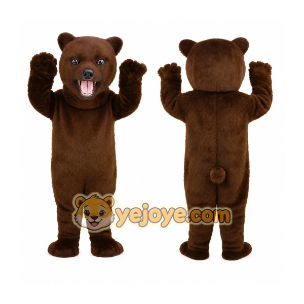 Brown Bear Mascot Costume