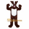 Brown White Badger Mascot Costume Brown White Badger Mascot Costume