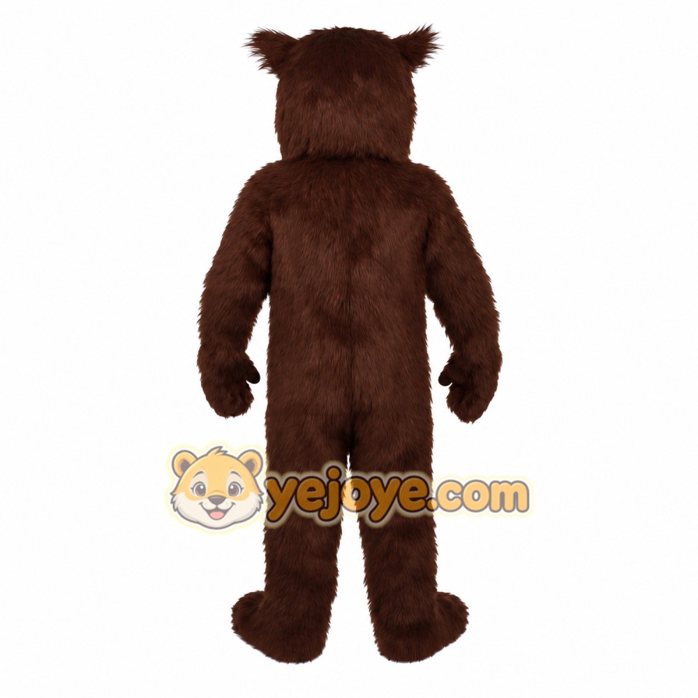 Brown White Badger Mascot Costume Brown White Badger Mascot Costume