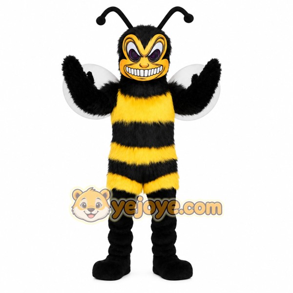 Black Yellow Bee Mascot Costume