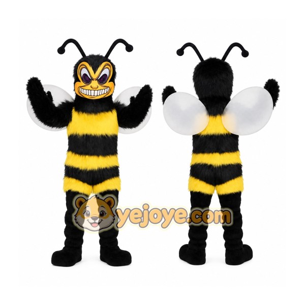 Black Yellow Bee Mascot Costume