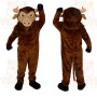 Brown Tan Bull Mascot Costume