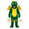 Green Yellow Winged Dragon Mascot Costume