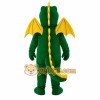 Green Yellow Winged Dragon Mascot Costume