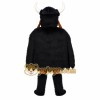 Black Gray Horned Viking Mascot Costume Black Gray Horned Viking Mascot Costume