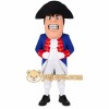 Blue Red Revolutionary General Mascot Costume