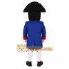 Blue Red Revolutionary General Mascot Costume