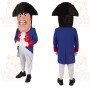Blue Red Revolutionary General Mascot Costume