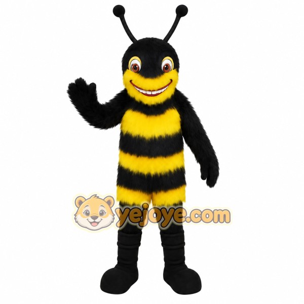 Black Yellow Bee Mascot Costume