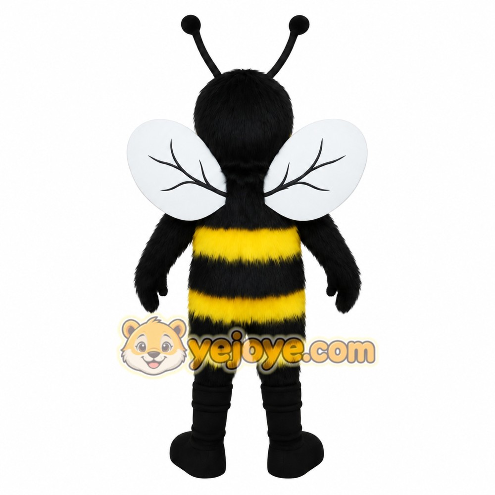 Black Yellow Bee Mascot Costume Black Yellow Bee Mascot Costume