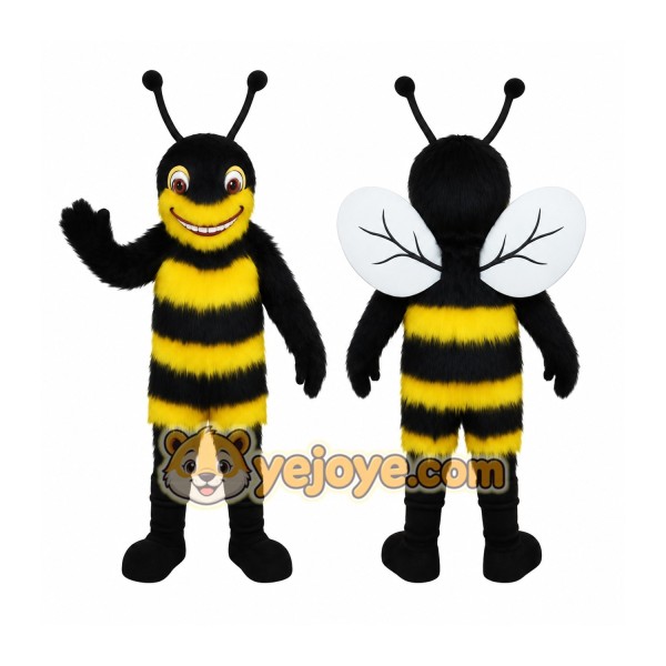 Black Yellow Bee Mascot Costume