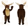 Brown Tan Reindeer Mascot Costume