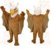 Brown White Yellow Griffin Mascot Costume