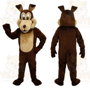 Brown Tan Dog Mascot Costume