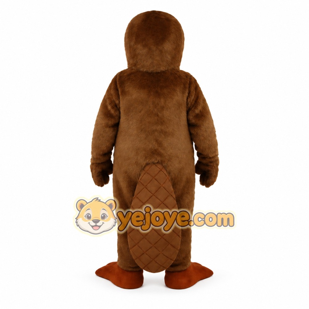 Brown Orange Platypus Mascot Costume Brown Orange Platypus Mascot Costume