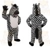 Black White Zebra Mascot Costume