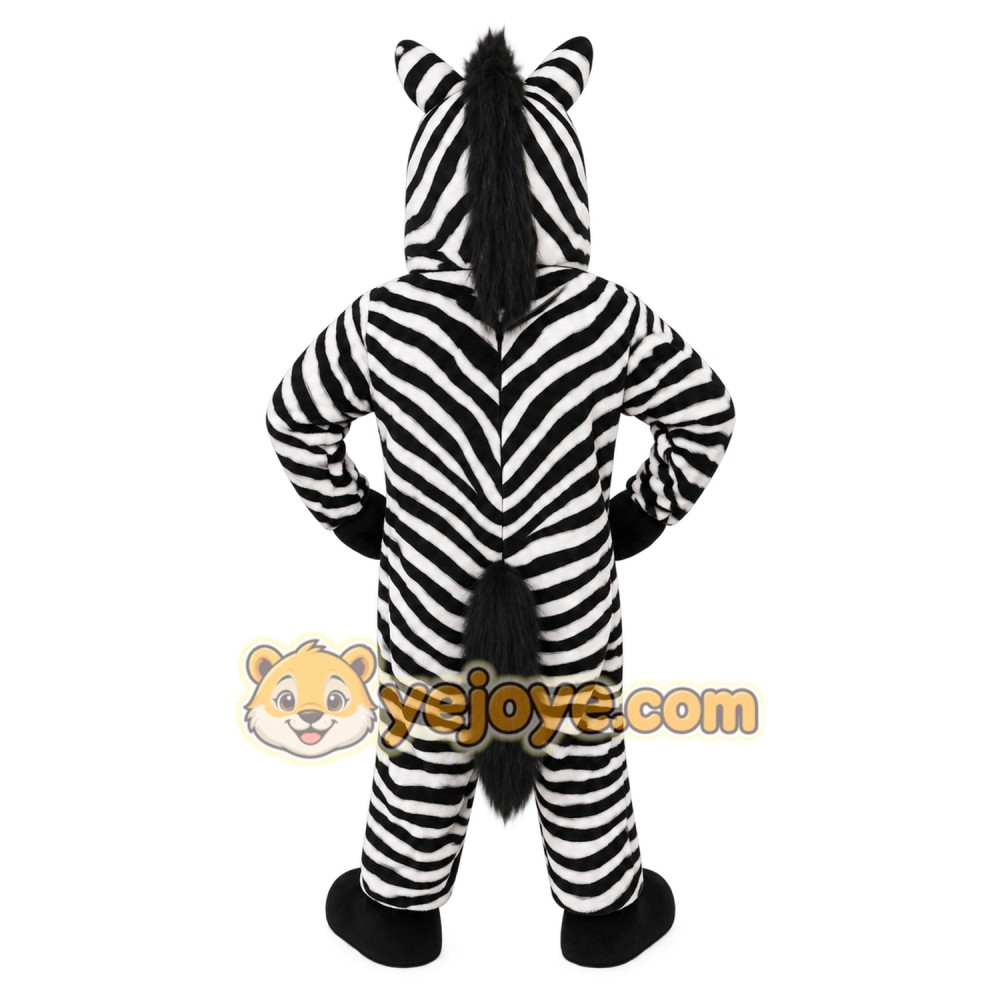 Black White Zebra Mascot Costume Black White Zebra Mascot Costume