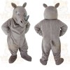 Gray Rhino Mascot Costume