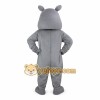 Gray Hippo Mascot Costume Gray Hippo Mascot Costume