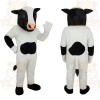 Black White Holstein Cow Mascot Costume