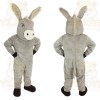 Light Gray Beige Donkey Mascot Costume