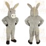 Light Gray Beige Donkey Mascot Costume
