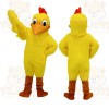 Yellow Red Orange Chicken Mascot Costume