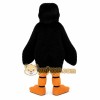 Black Orange Duck Mascot Costume Black Orange Duck Mascot Costume