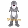 Gray White Shark Mascot Costume Gray White Shark Mascot Costume