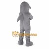 Gray White Shark Mascot Costume Gray White Shark Mascot Costume