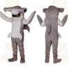 Gray White Hammerhead Shark Mascot Costume
