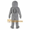 Gray White Dolphin Mascot Costume Gray White Dolphin Mascot Costume