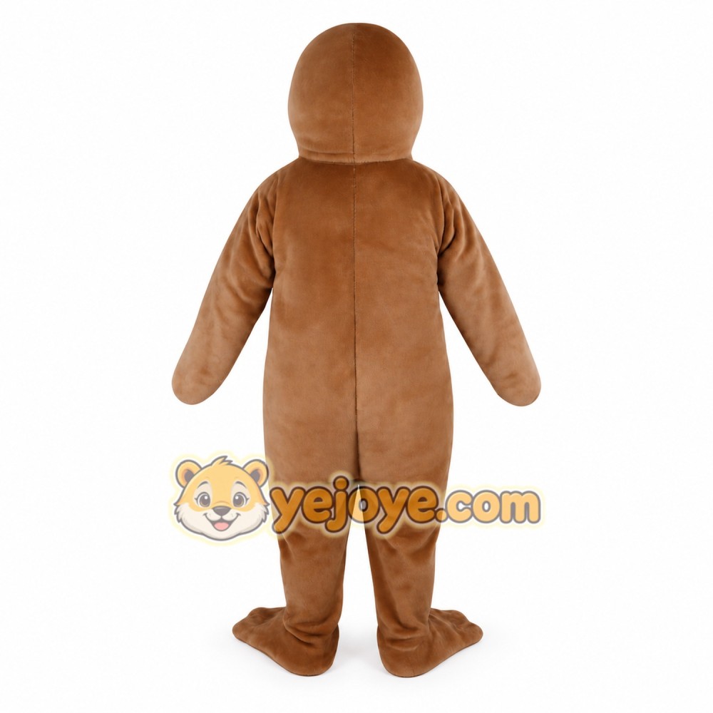 Brown Seal Mascot Costume Brown Seal Mascot Costume