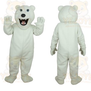 White Polar Bear Mascot Costume