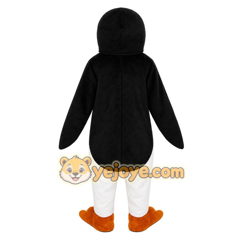 Black White Orange Puffin Mascot Costume Black White Orange Puffin Mascot Costume