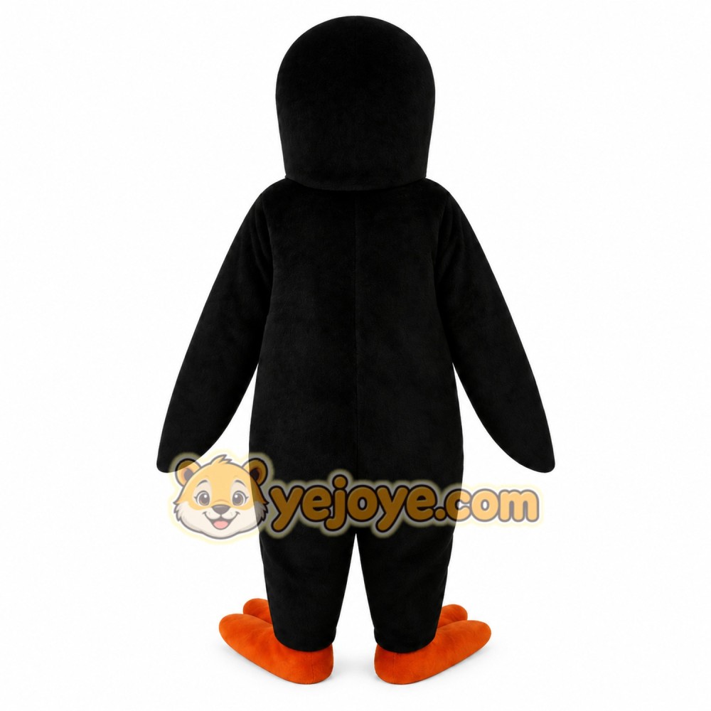 Black White Orange Penguin Mascot Costume Black White Orange Penguin Mascot Costume