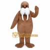 Brown Walrus With White Tusks Mascot Costume Brown Walrus With White Tusks Mascot Costume