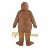 Brown Walrus With White Tusks Mascot Costume Brown Walrus With White Tusks Mascot Costume