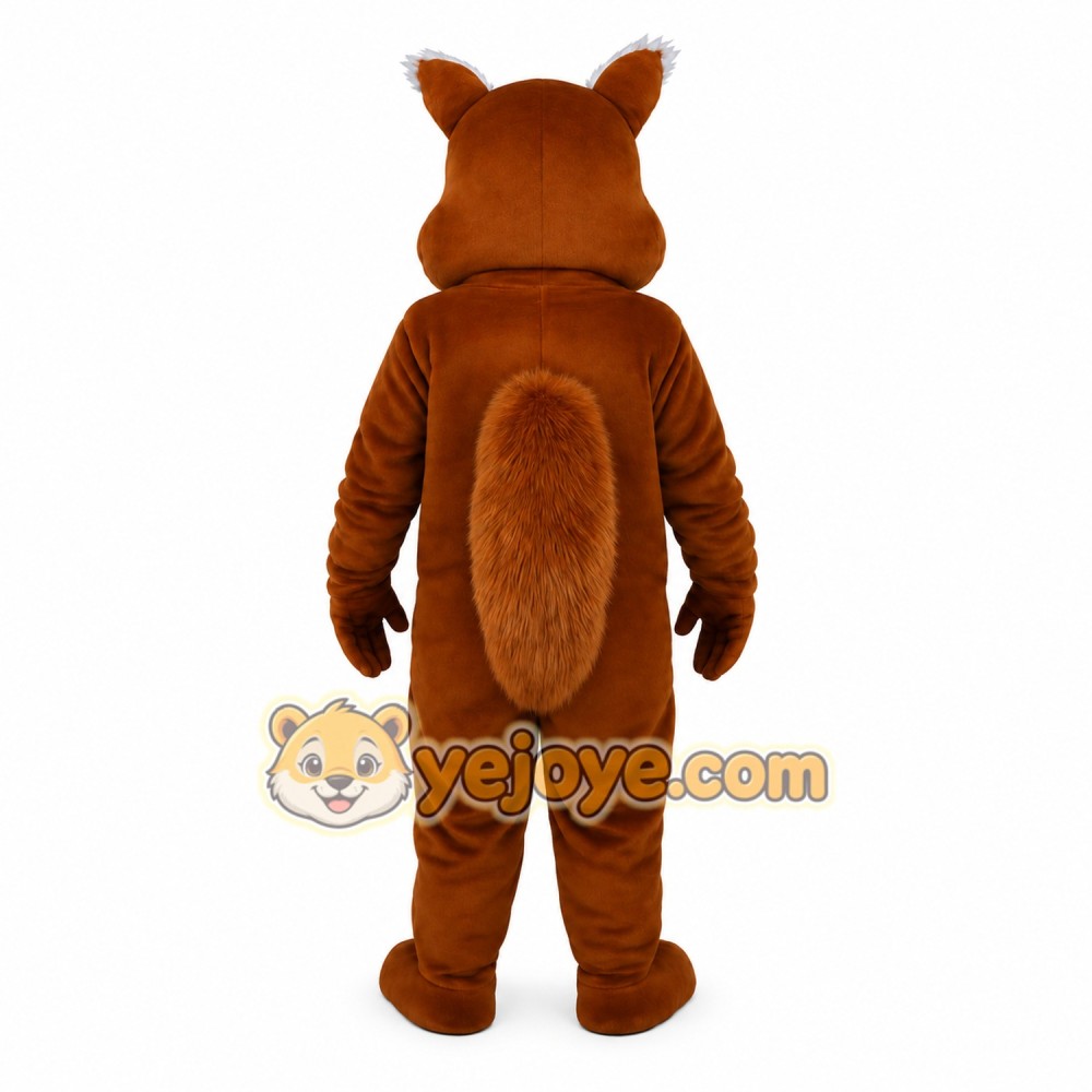 Brown White Red Panda Mascot Costume Brown White Red Panda Mascot Costume