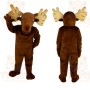 Brown Tan Moose Mascot Costume