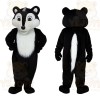 Black White Skunk Mascot Costume