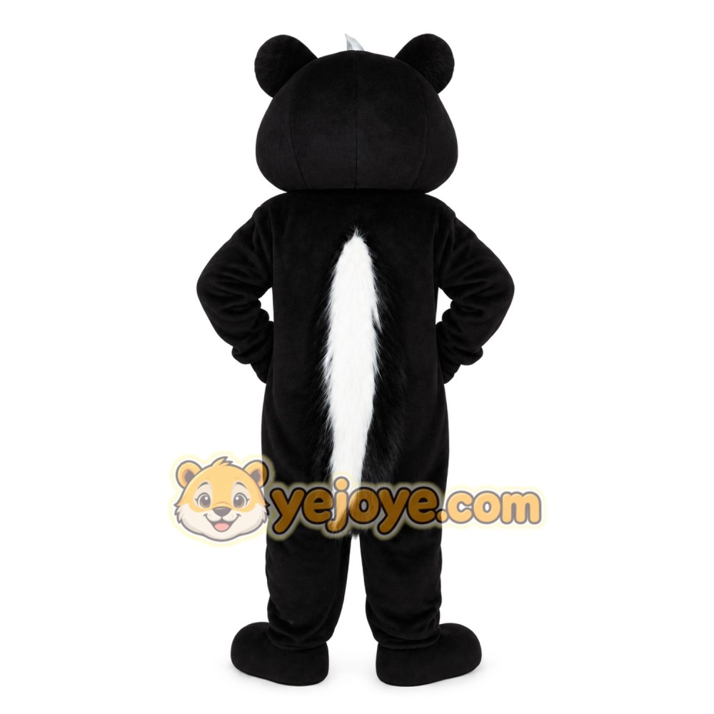 Black White Skunk Mascot Costume Black White Skunk Mascot Costume