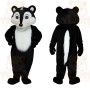 Black White Skunk Mascot Costume