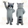 Gray Black White Raccoon Mascot Costume