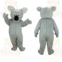 Gray White Koala Mascot Costume