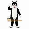 Black White Tuxedo Cat Mascot Costume