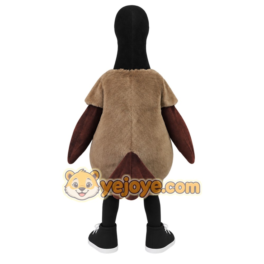 Brown Black White Canada Goose Mascot Costume Brown Black White Canada Goose Mascot Costume