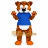 Orange Black Tiger Mascot Costume Orange Black Tiger Mascot Costume